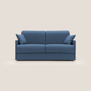 Divano Letto 2 Posti 169x90x96 cm in Tessuto Blu