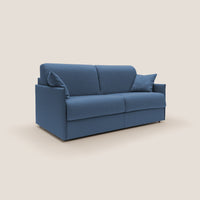 Divano Letto 2 Posti 169x90x96 cm in Tessuto Blu