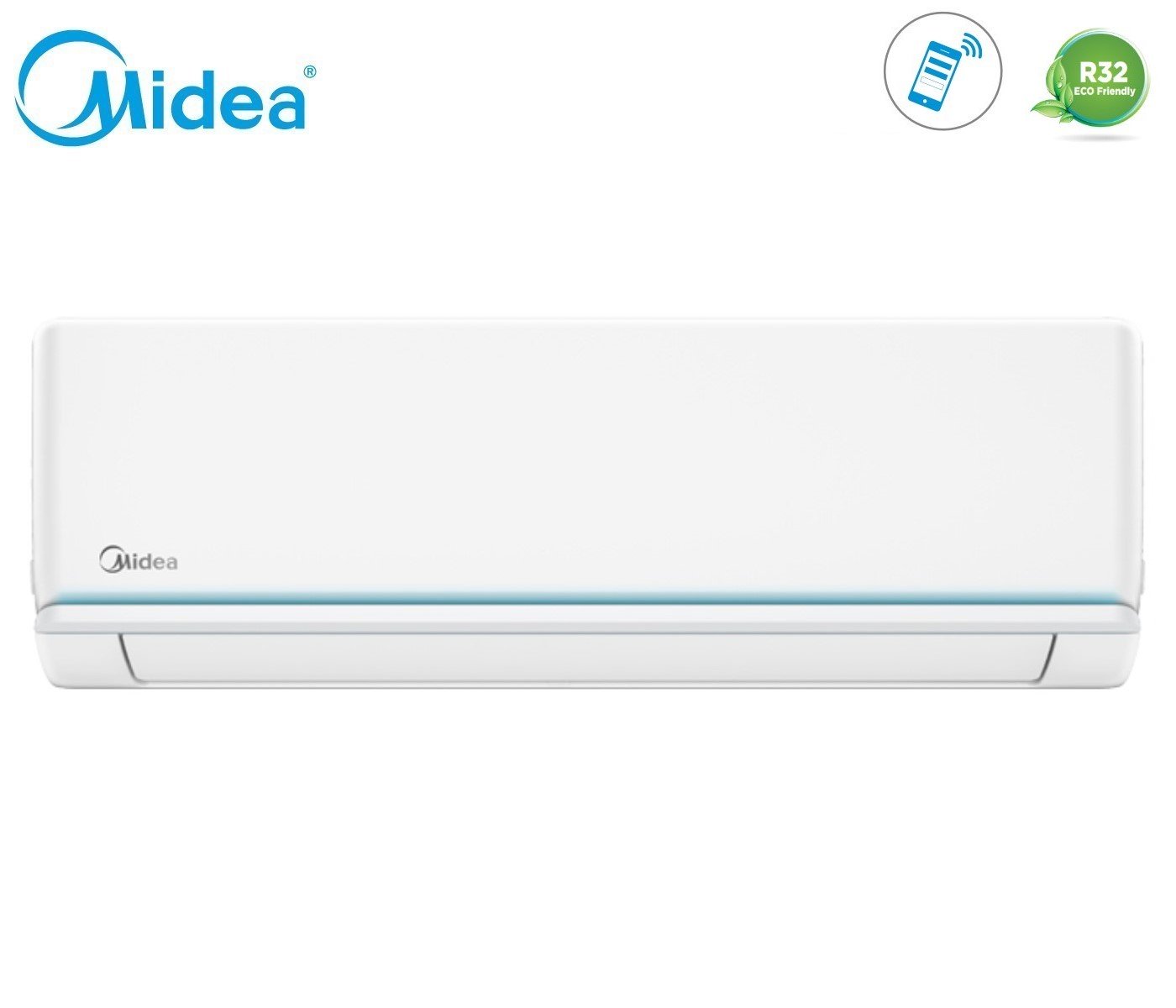 Climatizzatore Condizionatore Midea Trial Split Inverter serie EVOLUTION 12+12+12 con M3OF-27HFN8-Q R-32 Wi-Fi Optional 12000+12000+12000