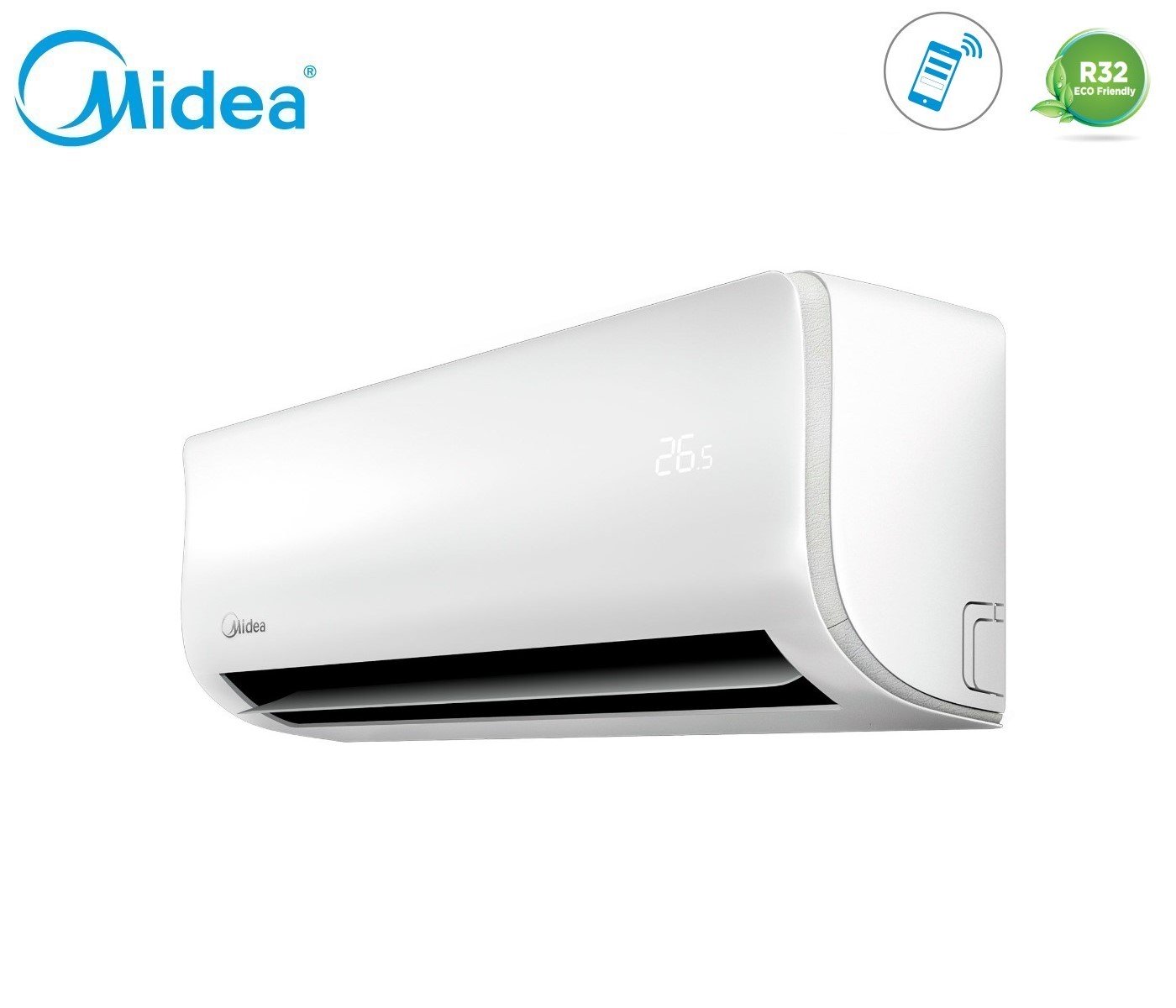 Climatizzatore Condizionatore Midea Trial Split Inverter serie EVOLUTION 12+12+12 con M3OF-27HFN8-Q R-32 Wi-Fi Optional 12000+12000+12000