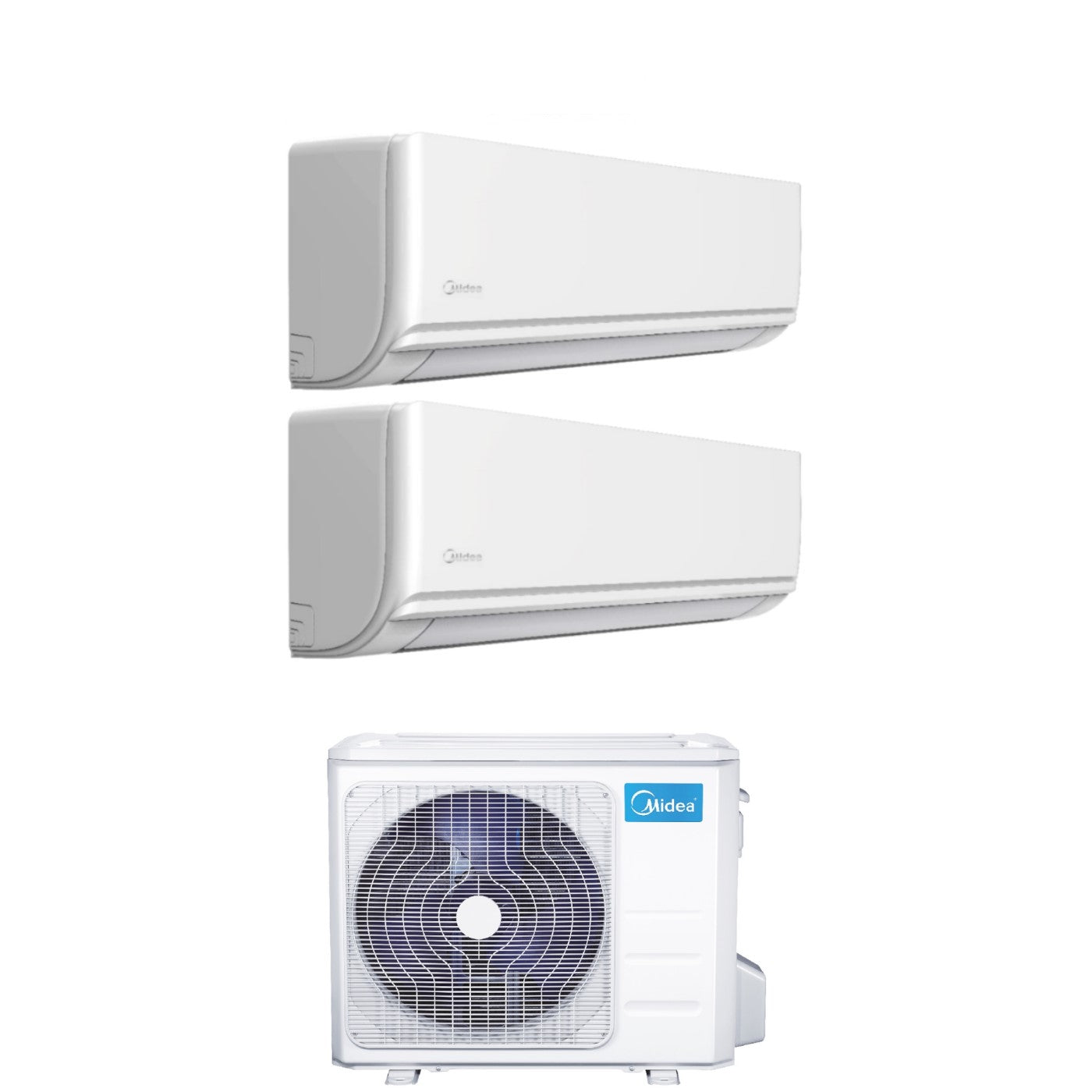 Climatizzatore Condizionatore Midea Dual Split Inverter serie EXCLUSIVE 18+18 con M4O-36FN8-Q R-32 Wi-Fi Optional 18000+18000