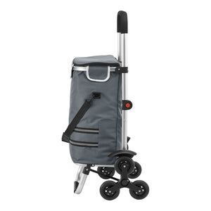 Trolley Portaspesa Neef 41 L 20 kg Saliscale - Grigio Scuro [en.casa]