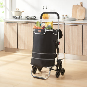 Trolley Portaspesa Neef 41 L 20 kg Saliscale - Nero [en.casa]