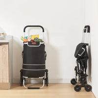 Trolley Portaspesa Neef 41 L 20 kg Saliscale - Nero [en.casa]