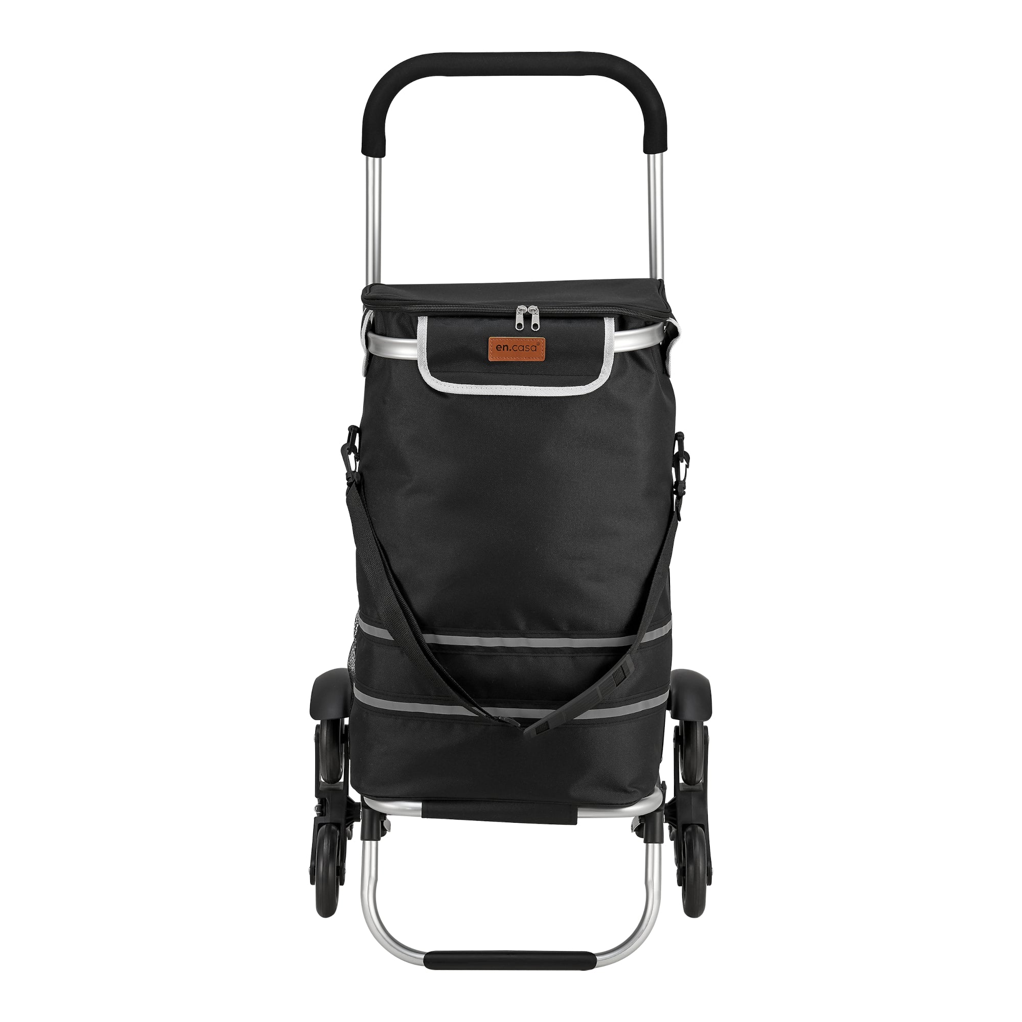 Trolley Portaspesa Neef 41 L 20 kg Saliscale - Nero [en.casa]