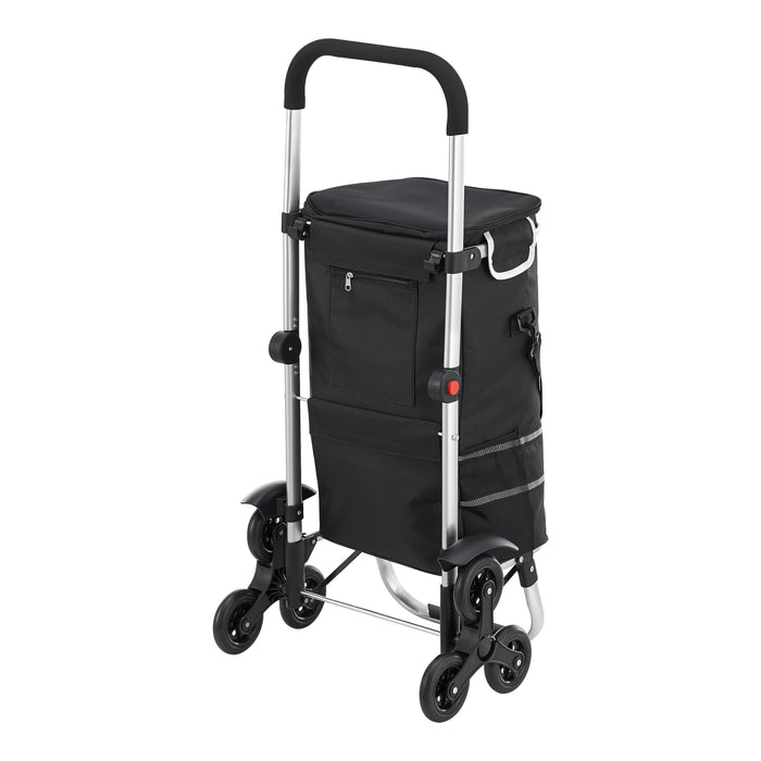 Trolley Portaspesa Neef 41 L 20 kg Saliscale - Nero [en.casa]