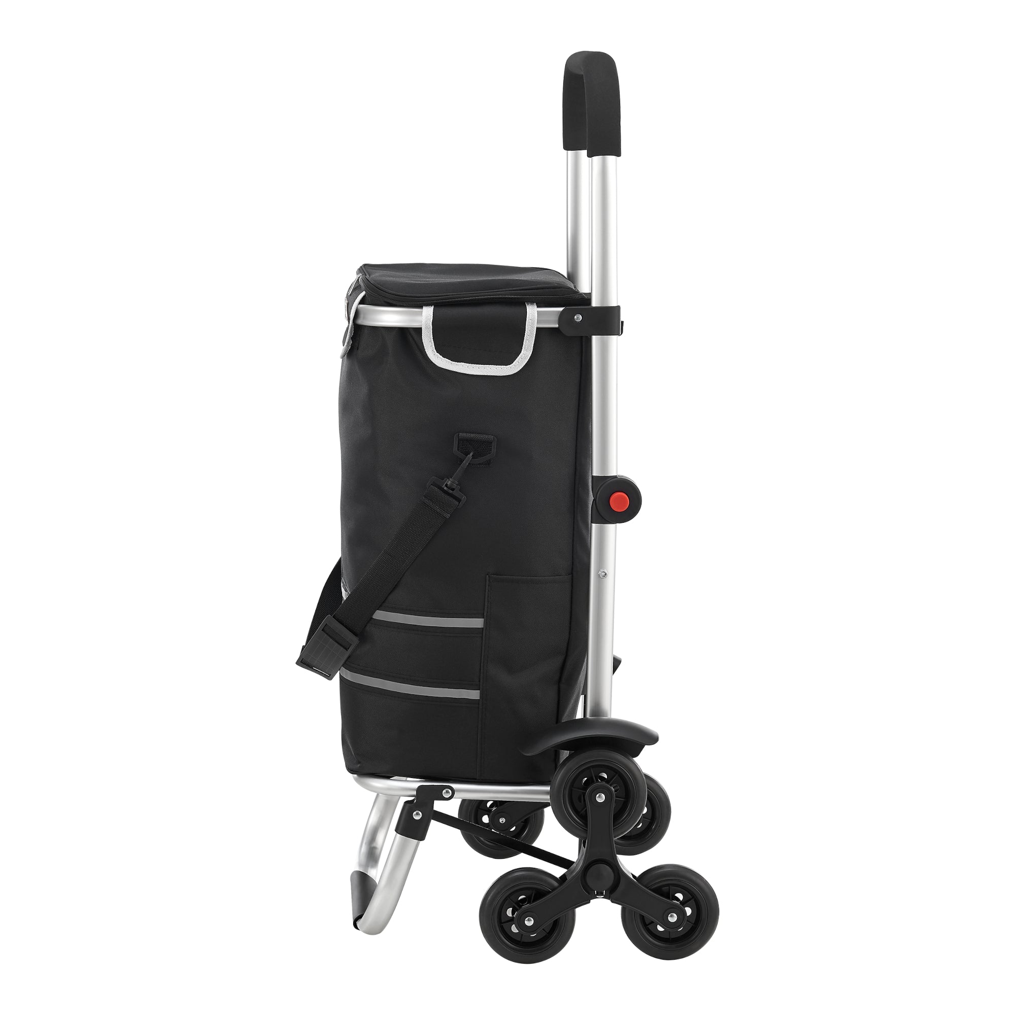 Trolley Portaspesa Neef 41 L 20 kg Saliscale - Nero [en.casa]