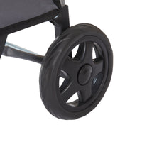 Trolley per la Spesa Carrello Portaspesa Portapacchi a 2 Ruote Telaio Pieghevole Borsa Impermeabile Rimovibile 36 L 30