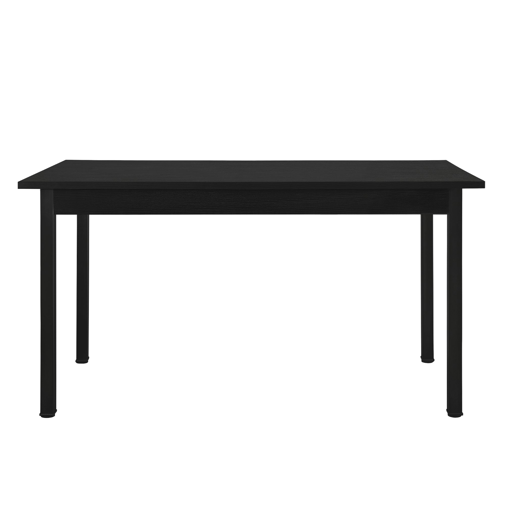 Tavolo da Pranzo Den Haag con Piano Rettangolare 140 x 60 cm - Nero [en.casa]