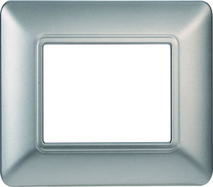 Ettroit Serie Solar Placca 502 2P Moduli Grigio Silver Satinato  Compatibile Matix MT83206