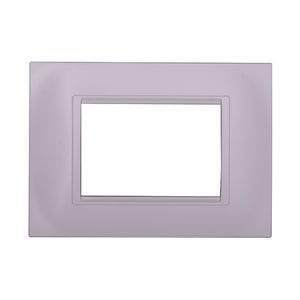 Ettroit Serie Space Placca 503 3P Moduli Quadra Bianca Compatibile Living LN89302