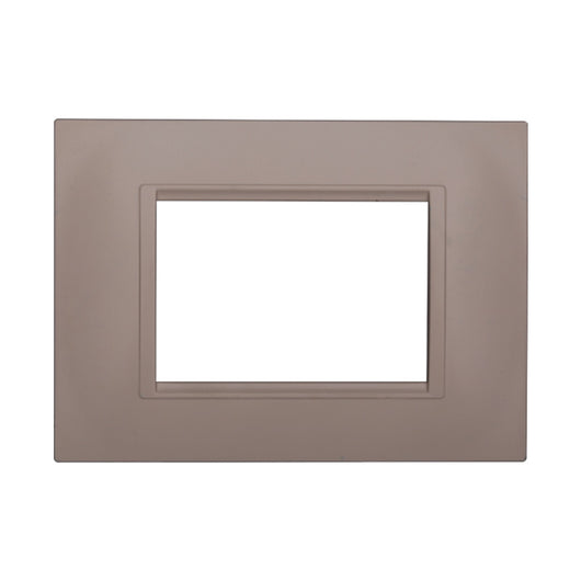 Ettroit Serie Space Placca 503 3P Moduli Quadra Sabbia Compatibile Living LN89309