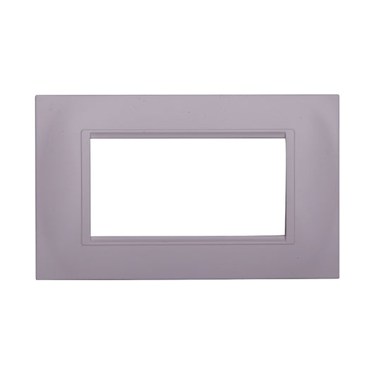 Ettroit Serie Space Placca 504 4P Moduli Quadra Bianca Compatibile Living LN89402