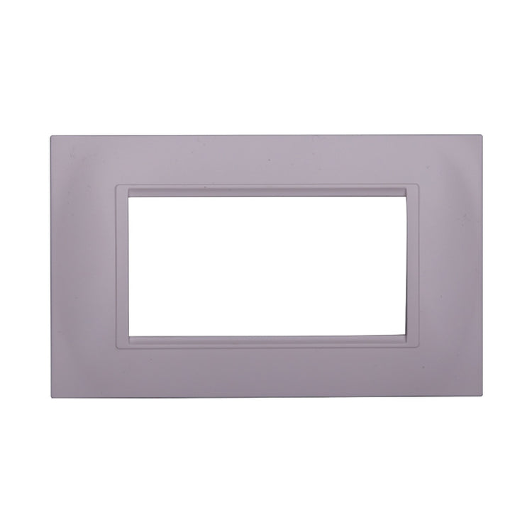 Ettroit Serie Space Placca 504 4P Moduli Quadra Bianca Compatibile Living LN89402