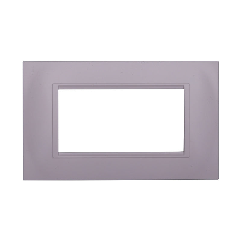 Ettroit Serie Space Placca 504 4P Moduli Quadra Bianca Compatibile Living LN89402