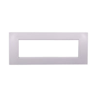 Ettroit Serie Space Placca 507 7P Moduli Quadra Bianca Compatibile Living LN89702