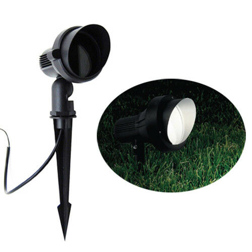 FARETTO FARO LED GU10 GIARDINO PICCHETTO SUPPORTO PIANTE IP65 NERO ESTERNO