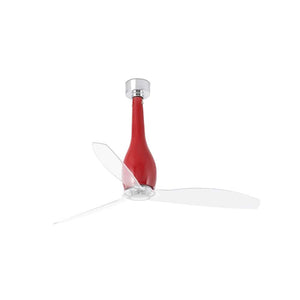 Faro 32005 Ventilatore senza luce DC diametro 128 cm Funzione inversa, Rosso brillante