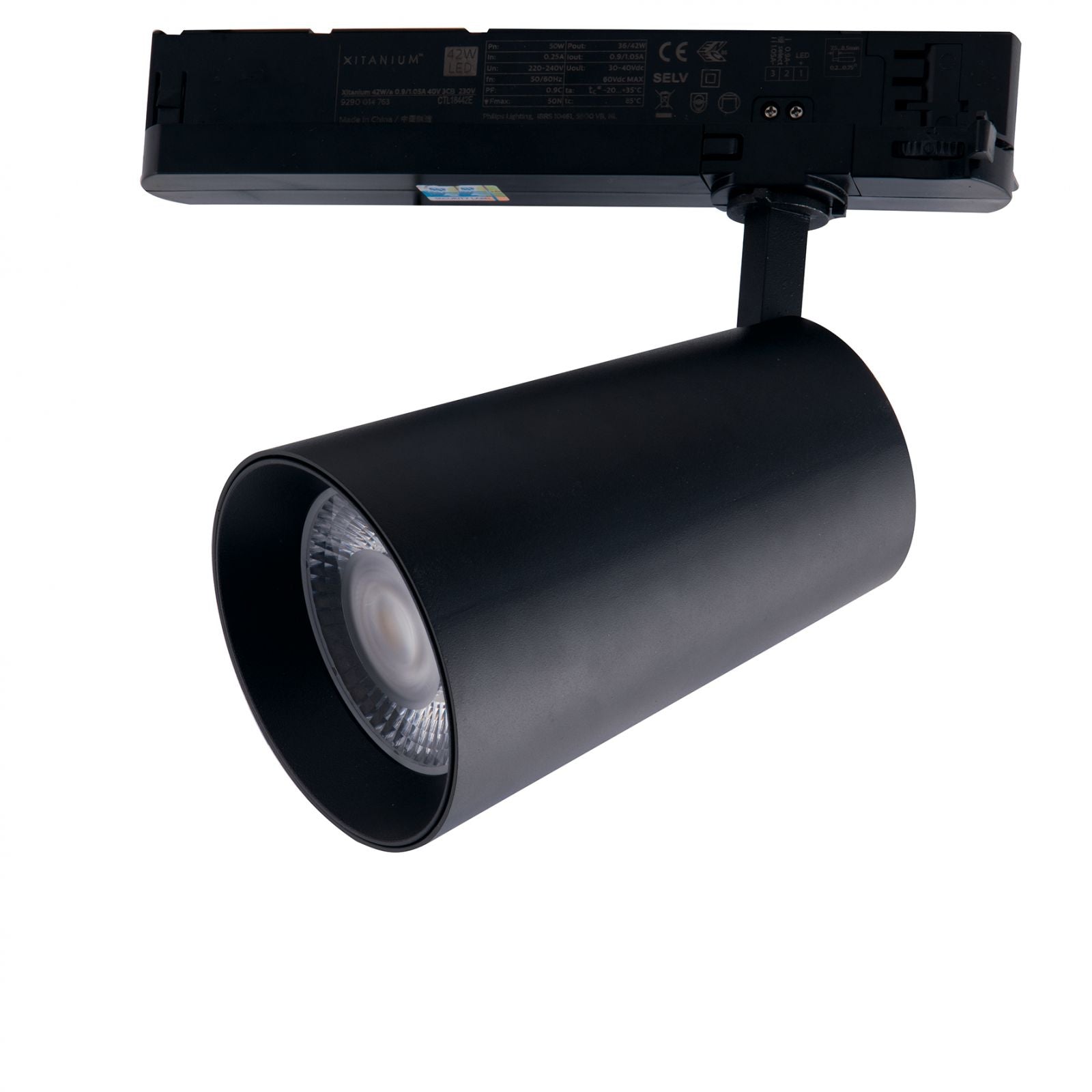 FARO BINARIO LED KONE NERO 24W 2400LM 3000K CRI90 16X13X8CM