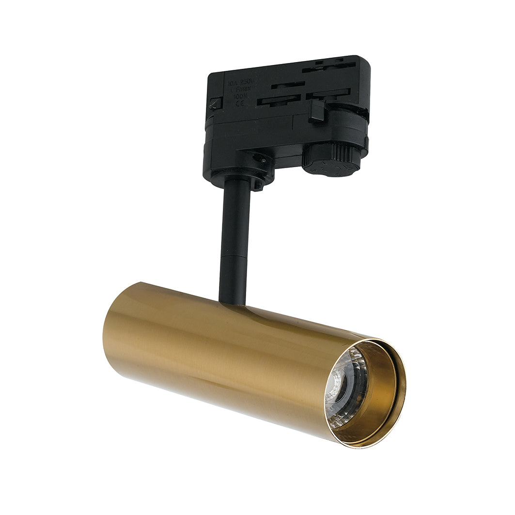 FARO BINARIO LED ROCKET ORO 7W 700LM 4000K 16,5X16,5X5CM