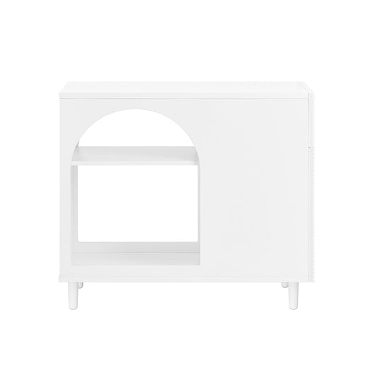 Tavolino laterale con cassetto salvaspazio Tavolino da soggiorno Tavolino da salotto Bianco 70x35x60cm FBT135-W