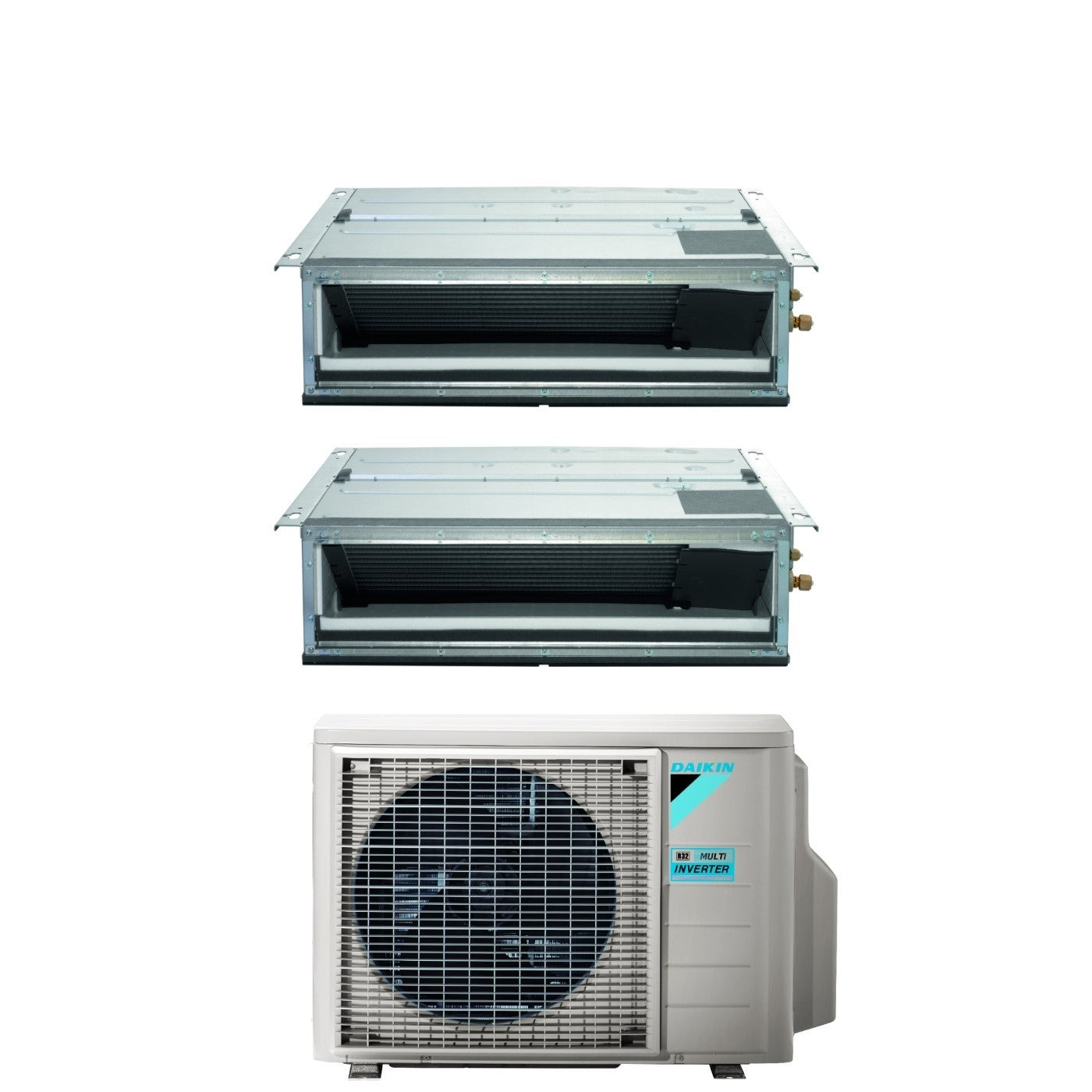 Climatizzatore Condizionatore Daikin Bluevolution Dual Split Canalizzato Canalizzabile Inverter serie FDXM-F9 9+12 con 2MXM40A R-32 Wi-Fi Optional 9000+12000 Garanzia Italiana