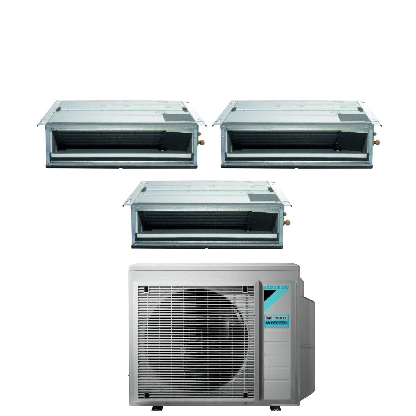 Climatizzatore Condizionatore Daikin Bluevolution Trial Split Canalizzato Canalizzabile Inverter serie FDXM-F9 9+9+18 con 3MXM68N R-32 Wi-Fi Optional 9000+9000+18000 - Garanzia Italiana