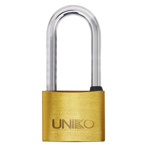 LUCCHETTO RETTANGOLARE ARCO LUNGO 'UNIKO' mm 40 (chiave UL058) UNIKO 12 PZ