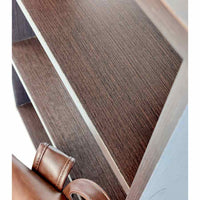 Scrivania da Ufficio 3 Cassetti 3 Ripiani 120x59x72 cm in Legno MDF Marrone Scuro