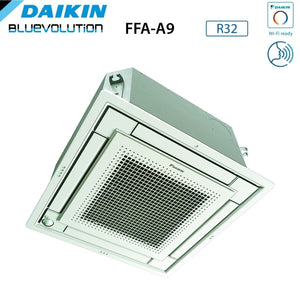 Climatizzatore Condizionatore Daikin Bluevolution Inverter Quadri Split a Cassetta FFA-A 9+9+9+9 con 4MXM68N R-32 Wi-Fi Optional Con Griglia Bianca Inclusa 9000+9000+9000+9000 - Garanzia Italiana