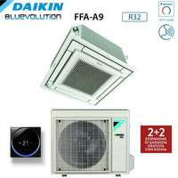 Climatizzatore Condizionatore Daikin a Cassetta Fully Flat 9000 Btu FFA25A9 R-32 Wi-Fi Optional con Griglia Inclusa Classe A++/A+ - Garanzia Italiana