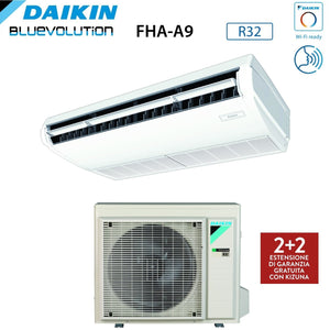 Climatizzatore Condizionatore Daikin Pensile a Soffitto DC Inverter 12000 Btu FHA35A R-32 Wi-Fi Optional A++/A+ - Garanzia Italiana