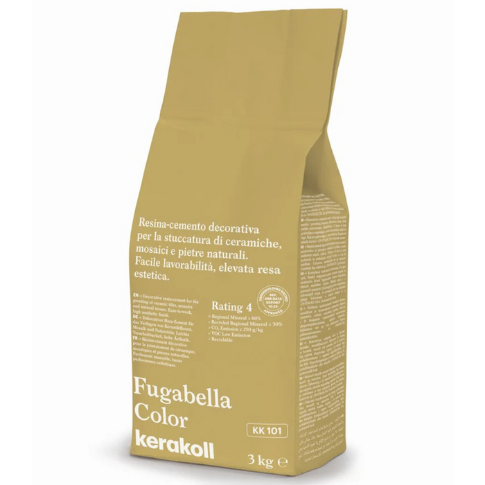 Stucco ibrido piastrelle fugabella impermeabile resistente confezione 3 kg *** colore kk 101, confezione 1