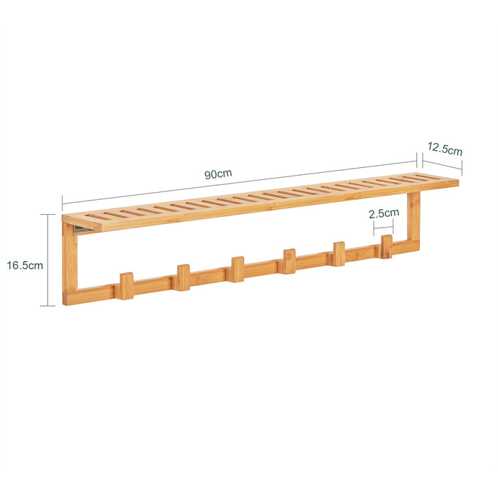 Portachiavi Mobile Ingresso Appendiabiti Legno A Muro Fhk06-N