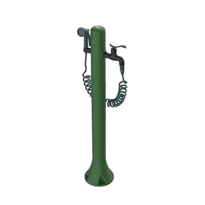 Fontana da Giardino con Rubinetto Tubo Flessibile e Pistola 8 Getti Sined Acqua Pro Verde