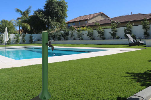 Fontana da Giardino Rubinetto con Attacchi Rapidi Sined Acqua Verde