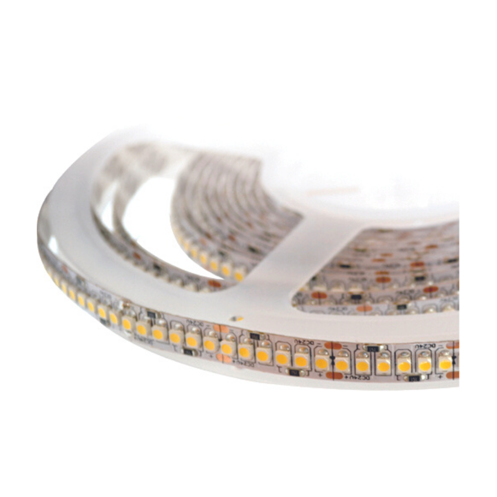 STRIPLED SMD5050 14,4W/MT 1339LM/MT 3000°K 240LED/MT 24V LARGHEZZA STRISCIA 10mm LUNGHEZZA BOBINA