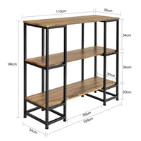 Tavolo consolle vintage Tavolo da ingresso Libreria Bassa Consolle Cucina Tavolo Bar L110xP35xA96cm, FSB33-F