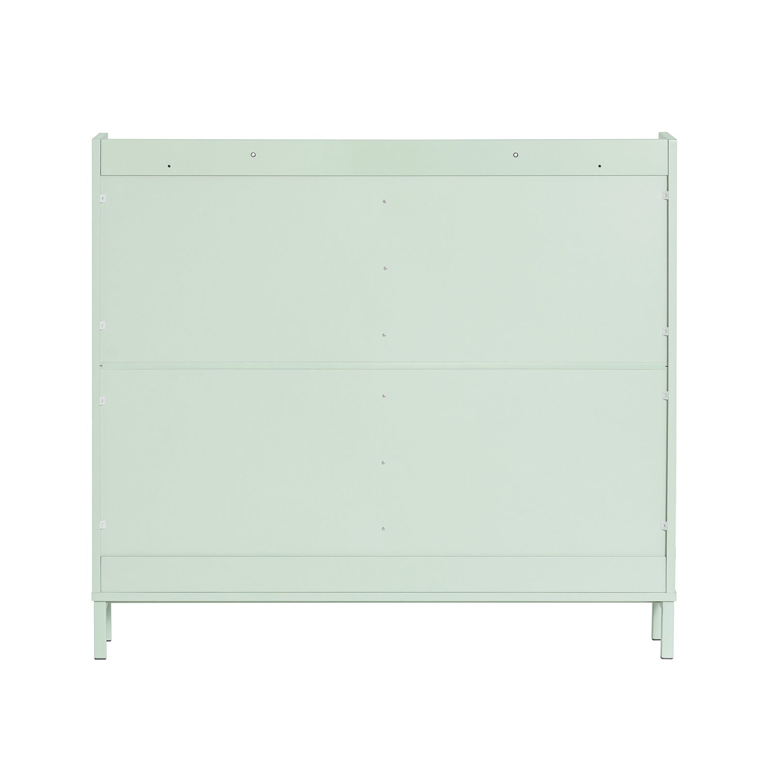 Scarpiera Slim da Ingresso con 4 ante e 4 scomparti Salvaspazio 100x19x91 cm Verde FSR100-GR