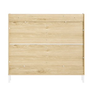 Scarpiera Slim da Ingresso con 4 ante e 4 scomparti Salvaspazio Naturale 100x19x90cm FSR100-N