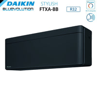 Climatizzatore Condizionatore Daikin Bluevolution Trial Split Inverter serie STYLISH TOTAL BLACK 7+12+12 con 3MXM52N R-32 Wi-Fi Integrato 7000+12000+12000 Colore Nero - Garanzia Italiana