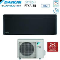 Climatizzatore Condizionatore Daikin Bluevolution Inverter serie STYLISH TOTAL BLACK 15000 Btu FTXA42BB R-32 Wi-Fi Integrato Classe A++ Colore Nero - Garanzia Italiana