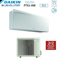 Climatizzatore Condizionatore Daikin Bluevolution Inverter serie EMURA WHITE III 18000 Btu FTXJ50AW R-32 Wi-Fi Integrato classe A++ - Garanzia Italiana  - Novità