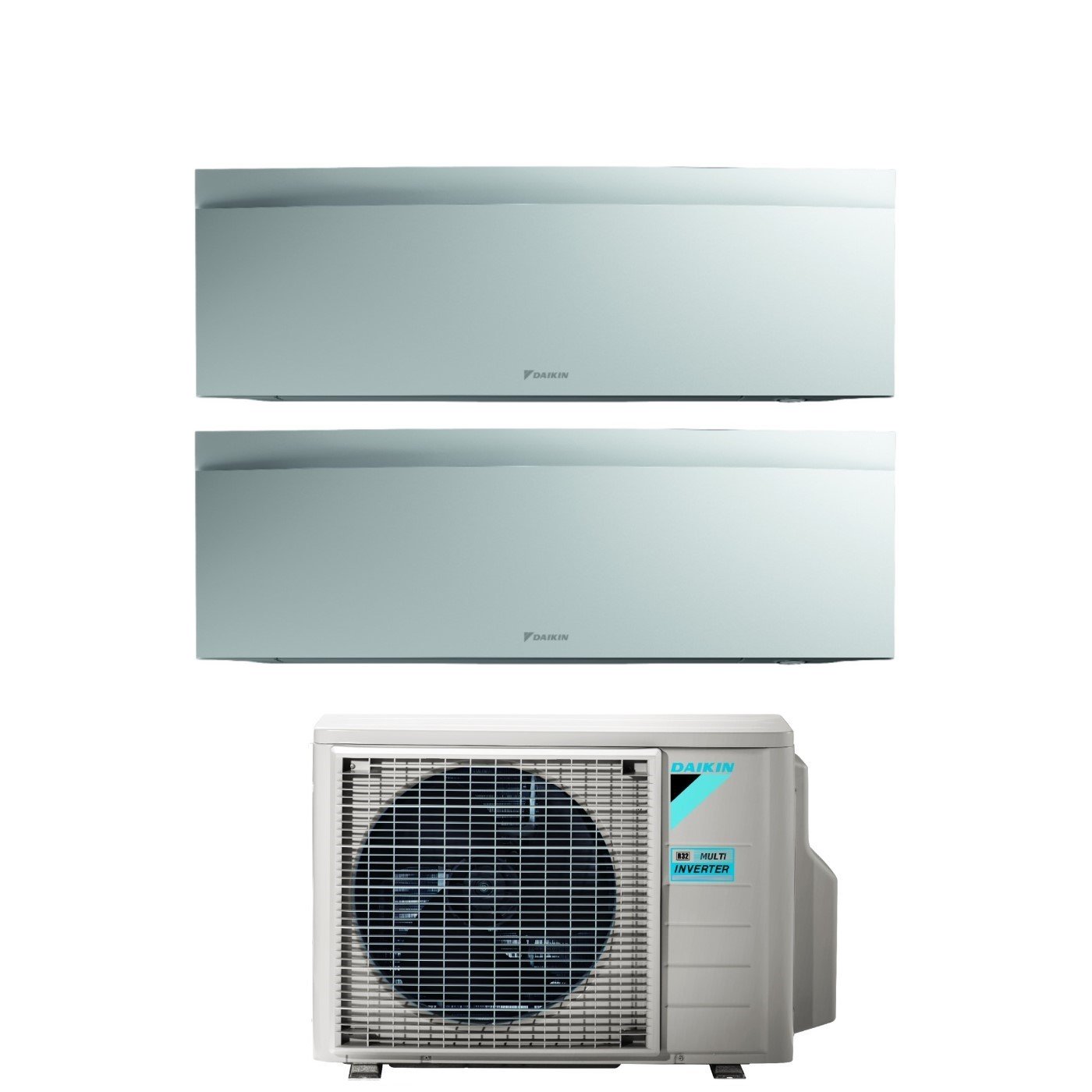 Climatizzatore Condizionatore Daikin Bluevolution Dual Split Inverter serie EMURA WHITE III 12+12 con 2MXM68N R-32 Wi-Fi Integrato 12000+12000 Colore Bianco - Garanzia Italiana