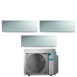 Climatizzatore Condizionatore Daikin Bluevolution Trial Split Inverter serie EMURA WHITE III 7+15+15 con 3MXM68N R-32 Wi-Fi Integrato 7000+15000+15000 Colore Bianco Opaco - Garanzia Italiana