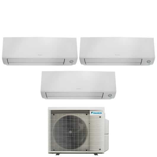 Climatizzatore Condizionatore Daikin Bluevolution Trial Split Inverter serie PERFERA ALL SEASON 9+9+15 con 3MXM68A R-32 Wi-Fi Integrato 9000+9000+15000 Garanzia Italiana