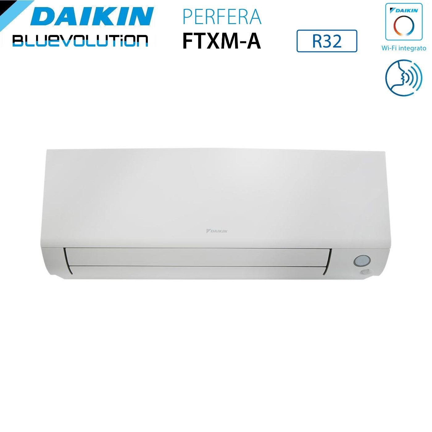 Climatizzatore Condizionatore Daikin Bluevolution Dual Split Inverter serie PERFERA ALL SEASON 7+15 con 2MXM50A R-32 Wi-Fi Integrato 7000+15000 Garanzia Italiana