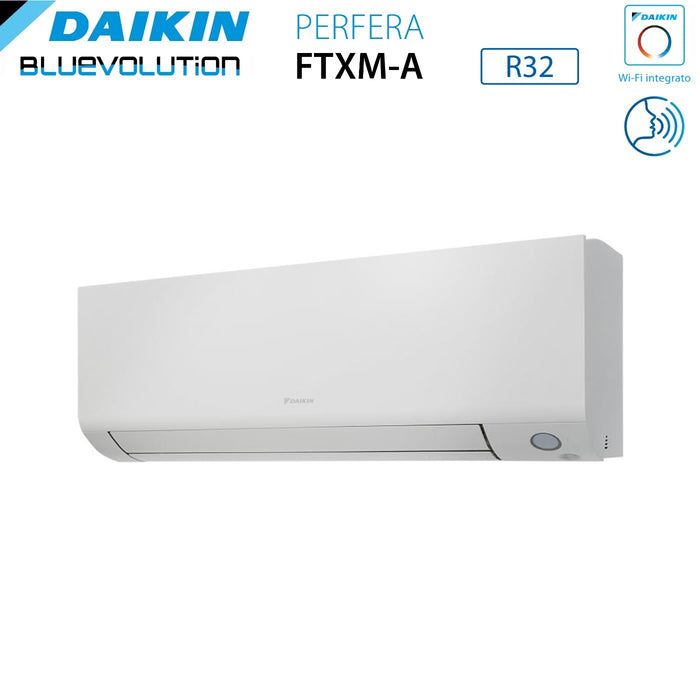 Climatizzatore Condizionatore Daikin Bluevolution Dual Split Inverter serie PERFERA ALL SEASON 7+7 con 2MXM40A R-32 Wi-Fi Integrato 7000+7000 Garanzia Italiana