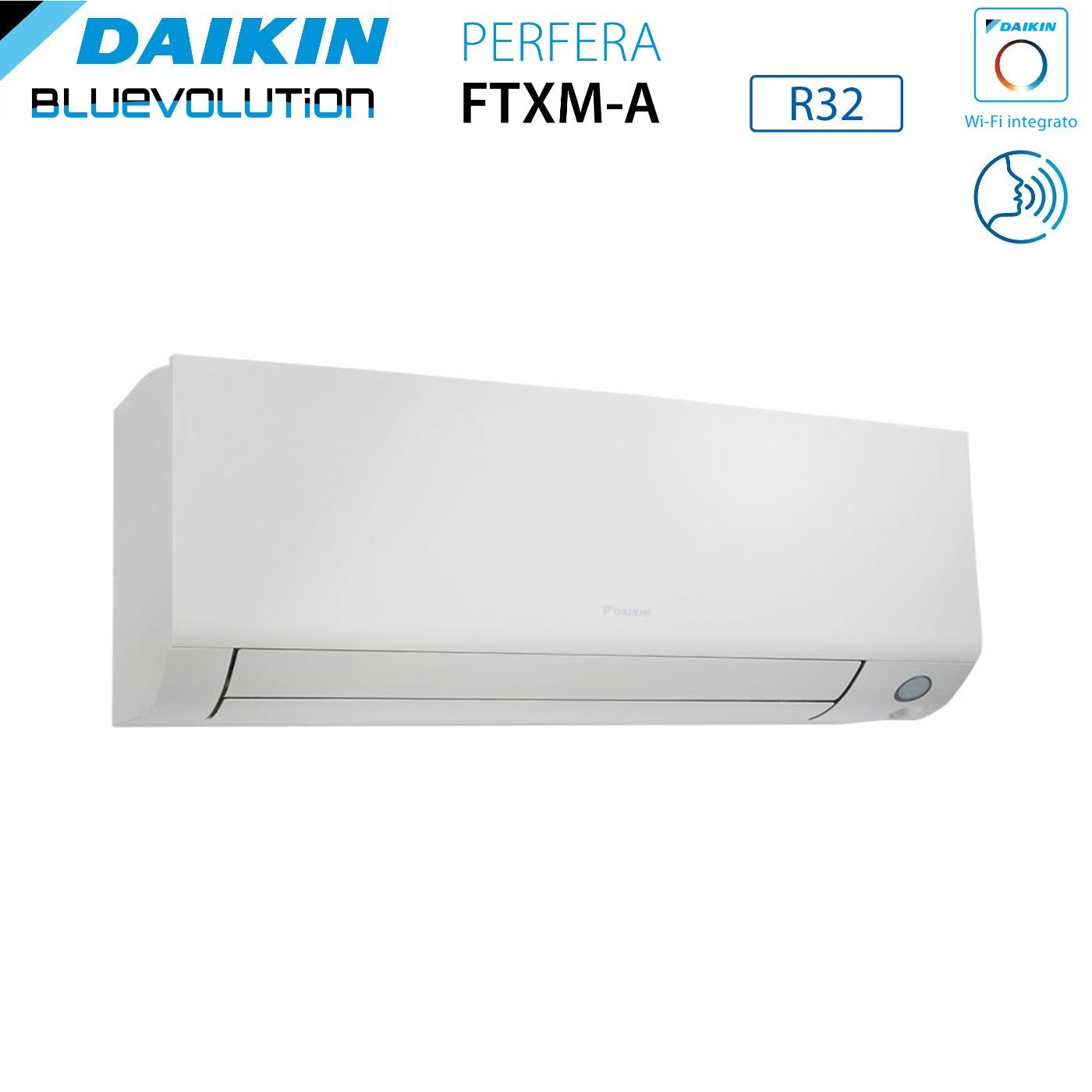 Climatizzatore Condizionatore Daikin Bluevolution Dual Split Inverter serie PERFERA ALL SEASON 7+7 con 2MXM40A R-32 Wi-Fi Integrato 7000+7000 Garanzia Italiana