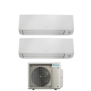 Climatizzatore Condizionatore Daikin Bluevolution Dual Split Inverter serie PERFERA ALL SEASON 9+15 con 2MXM68A R-32 Wi-Fi Integrato 9000+15000 Garanzia Italiana